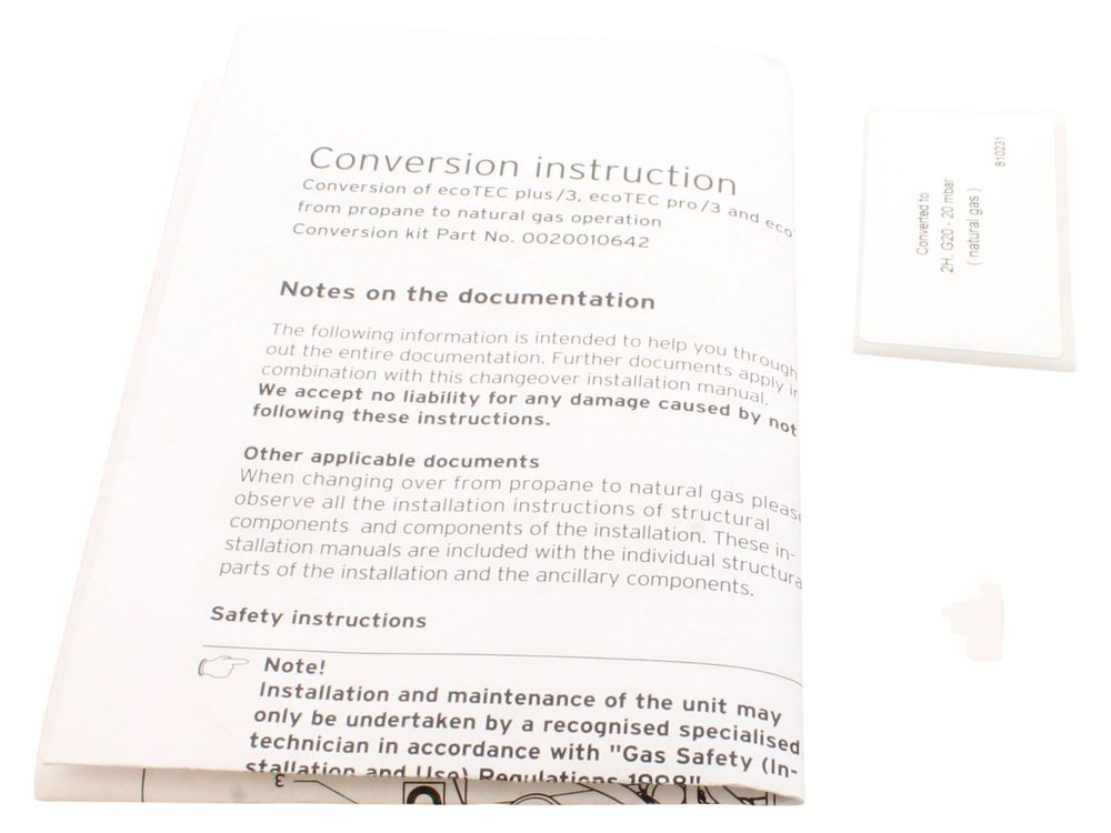 Vaillant Conversion Set 0020010642