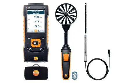 Testo 440 Air Flow ComboKit 2 With Bluetooth 0563 4407