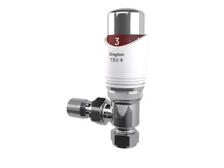 Drayton TRV4 Classic 10mm Angled Radiator Valve 07 05 152