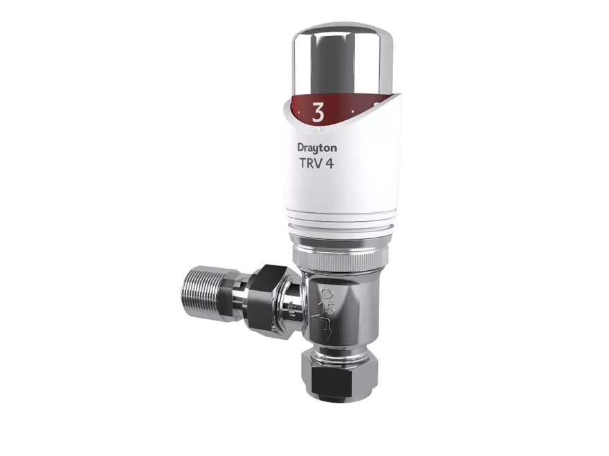 Drayton TRV4 Classic 10mm Angled Radiator Valve 07 05 152