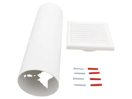Airflow CWL100-SQR-WH Through the Wall Kit White