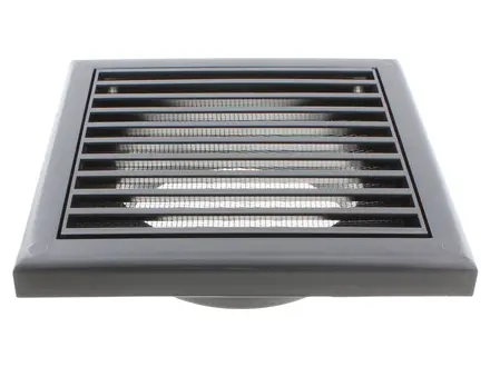 Airflow Fixed Grille FG100-BLK 100mm Black