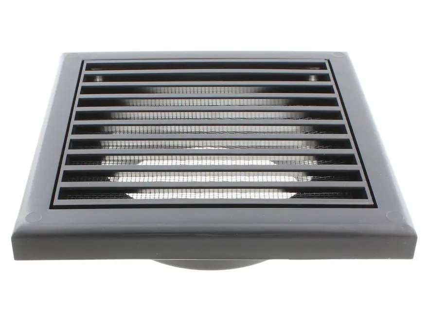 Airflow Fixed Grille FG100-BLK 100mm Black