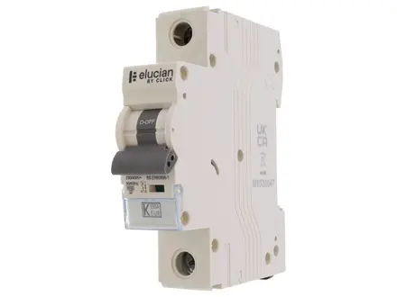 Elucian 1 Pole True 6kA B Curve 10A MCB CU1MCB10B