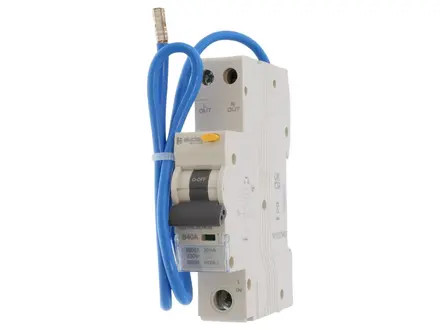 Elucian 1 Pole 40A 30mA B Curve RCBO CU1RCBO40B