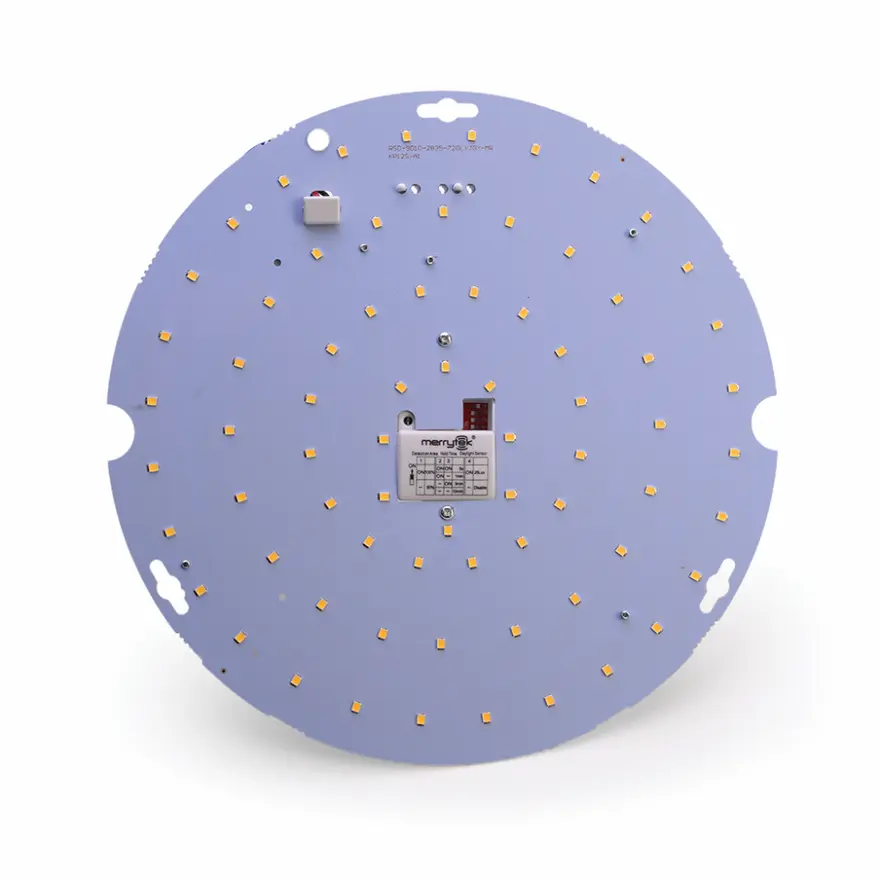 Hispec Columbia LED 15W circular gear tray with emergency pack & microwave sensor HSLED15/EP/MS/DIP