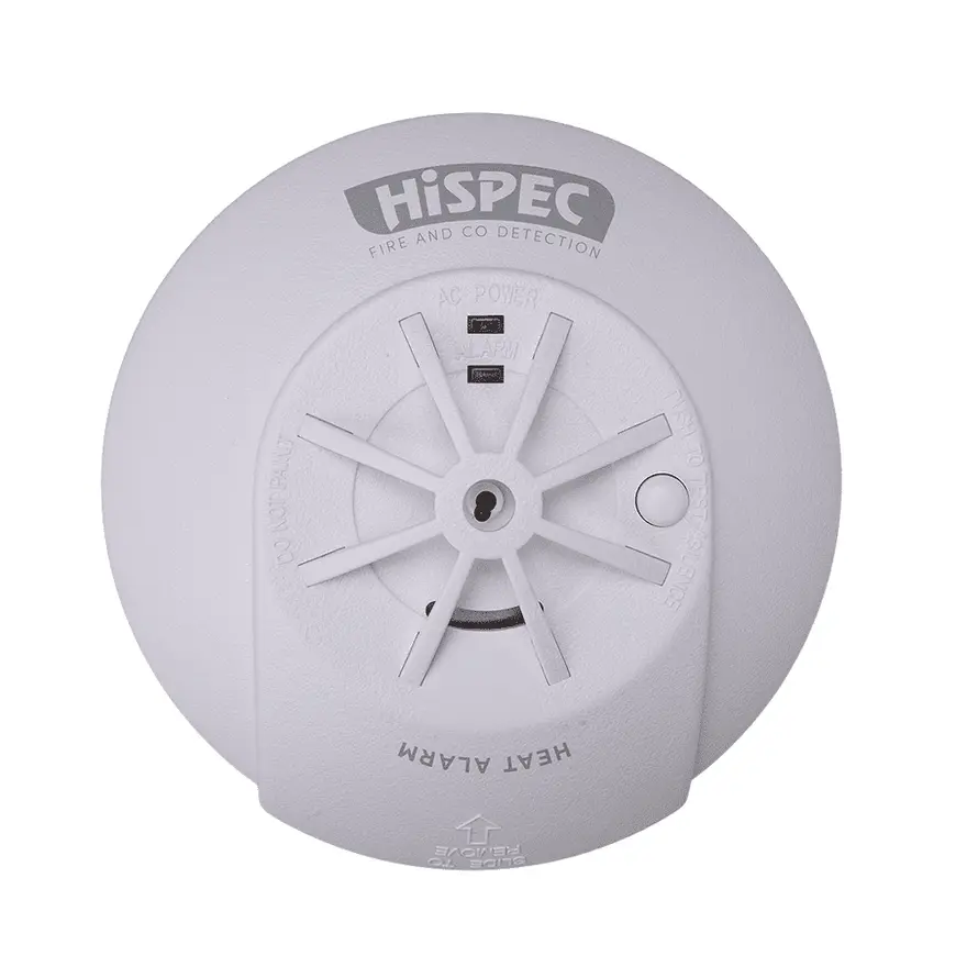 Hispec HSSA/HE/RF10-PRO radio frequency heat alarm 10yr lithium