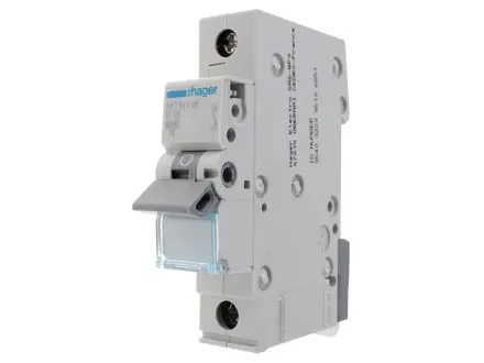Hager MTN116 Single Pole 16A Type B 6kA MCB