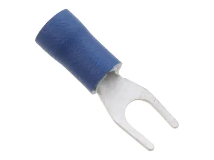 UNICRIMP QBF4N 4mm Narrow Fork Terminal Blue 100 Pack