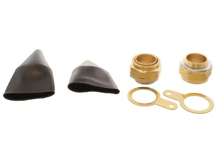 Unicrimp BW brass cable gland kit, 32mm (QBW32)