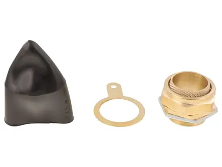 Unicrimp BW brass cable gland kit, 40mm (QBW40)
