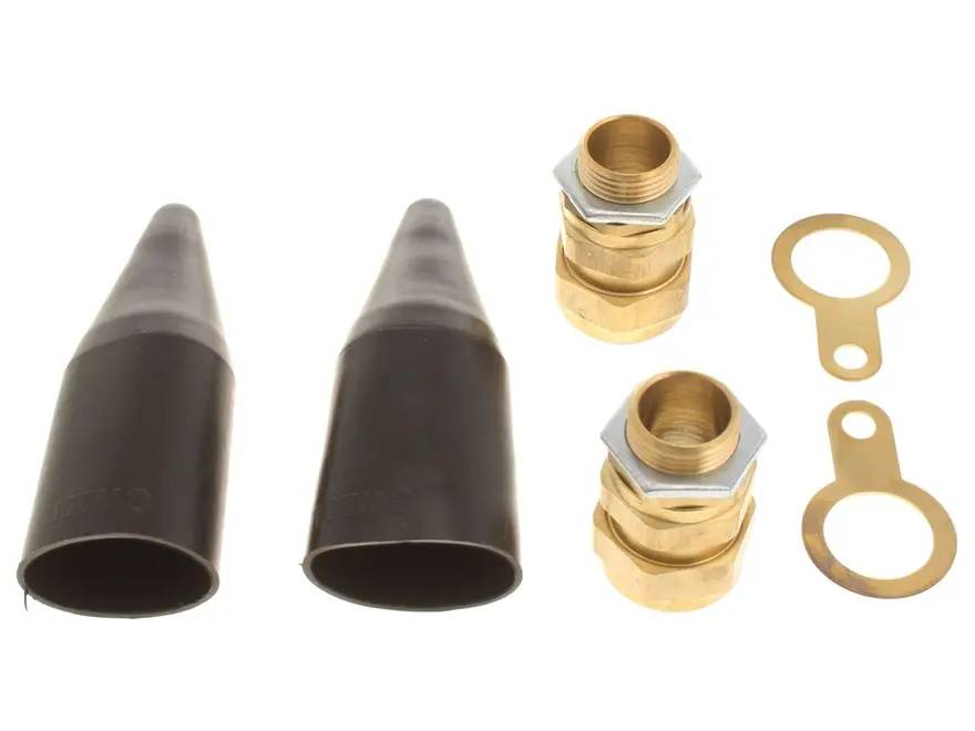 Unicrimp 20mm CW brass cable gland kit QCW20