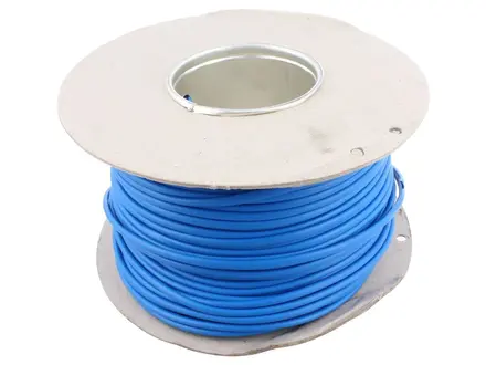 Unicrimp Earth Sleeving 3mm 100m Blue QES3BL