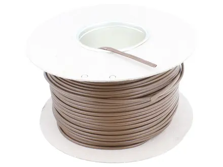 Unicrimp QES3BR 100m x 3mm Earth Sleeving Brown