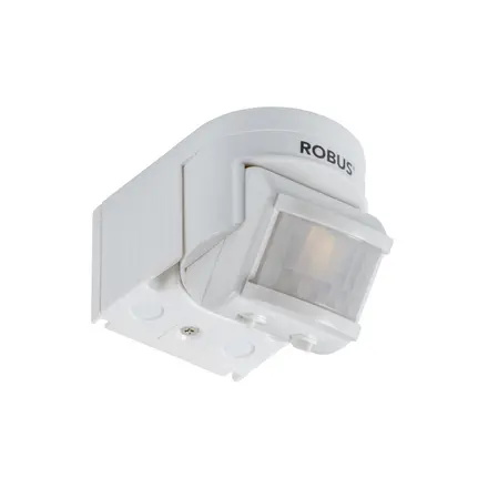 Robus Proton 180° IP44 PIR motion detector, white R180-01