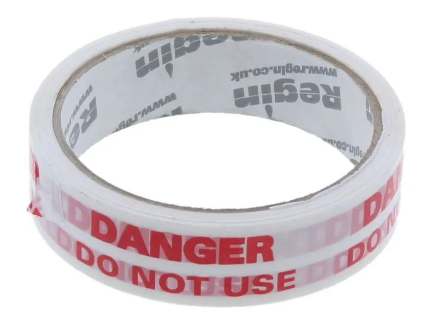 Regin Danger Do Not Use Tape REGA15