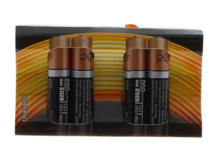 Regin Duracell AAA Batteries 4 x AAA LR03 1.5V REGEDLAAA4