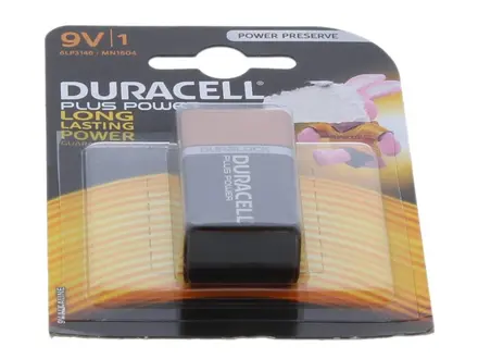 Regin Duracell 9V Battery 1 x 9V (6LR61) REGEDLNV1