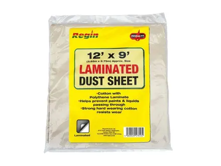 Regin Laminated Dust Sheet 12 x 9 REGM39