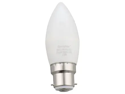 Energizer 470LM 5.9W Warm White Candle Opal B22 LED Lamp S8850
