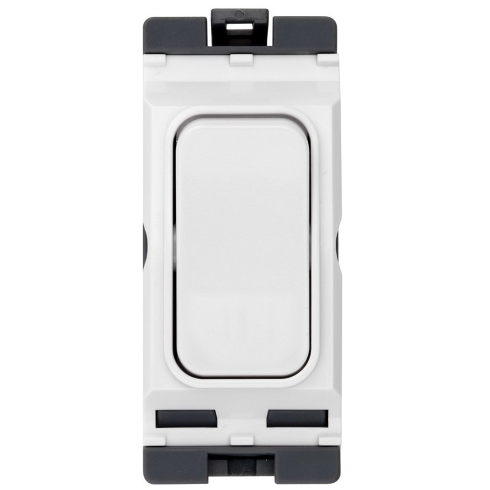 Hager Sollysta 20A 2-way retractive grid switch WMGS22R